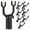 Black, variant on Lanytaeo 8 Pcs Tree Branch Support Tree Limb Holder Tree Prop Fruit Tree Support Stand Leaning Tree Clutch Tree Branch Support Device