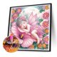 thumbnail image 5 of Pintura de diamante 5D DIY Kit de taladro de forma especial parcial Hada de las flores 30x30cm, 5 of 8