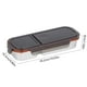 thumbnail image 3 of Fiambrera de Acero Inoxidable con Tapa | Fiambrera Bento Hermética de 2 o 3 Compartimentos | Acero Inoxidable 304 de Pvc Apto para Uso Alimentario | Recipiente Reutilizable Apto para Microondas para, 3 of 6