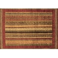 thumbnail image 1 of Ahgly Company Indoor Rectangle Abstract Brown Modern Area Rugs, 8' x 12', 1 of 4