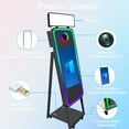 thumbnail image 6 of Photo Booth Machine Portable Mirror Magic Selfie Machine 21.5inch Touch Screen APP Control with Flight Case for Party, 6 of 9
