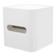thumbnail image 1 of Caja de pañuelos multifuncional, tapa cuadrada de plástico, soporte para cubos de pañuelos, almacenamiento., 1 of 8