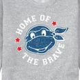 thumbnail image 3 of Teenage Mutant Ninja Turtles - Born Raised USA - Men's Crew Neck Pullover, 3 of 5