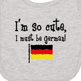thumbnail image 3 of Inktastic So Cute German Newborn Bib, 3 of 3
