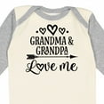 thumbnail image 4 of Inktastic Grandma Grandpa Love Me Arrow Boys or Girls Long Sleeve Baby Bodysuit, 4 of 5
