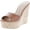 Tan Pu, variant on Women's Clear Band Platform Wedge Slide