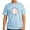 Light Blue, variant on - Hit Hard Run Fast Turn Left T Shirt - Light T-Shirt - CP