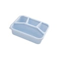 thumbnail image 2 of Kadlawus Boîte à Lunch en Paille de Blé pour la Cuisine, Boîte Bento à Quatre Compartiments, Contenant Alimentaire à Couvercle Transparent, Boîte de Rangement Fraîche pour Réfrigérateur pour Fruits, Légumes, Collations, 2 of 6