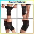 thumbnail image 5 of okwish 1 Pair Protective Knee Pads Thick Sponge Football Volleyball Sports Anti-Slip Collision Avoidance Kneepad, 5 of 14