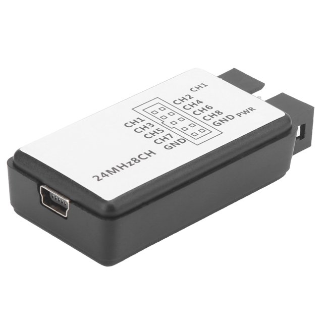 Dispositivo Analizador Lógico USB, Analizador Lógico USB Varios Modos De Disparo Analizador Lógico USB 24MHz Para Circuito Interintegrado Para Transmisor Ccdes USB Logic Analyzer 24MHz