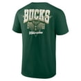thumbnail image 3 of Men's Logo Athletic Hunter Green Milwaukee Bucks Never Over T-Shirt, 3 of 3
