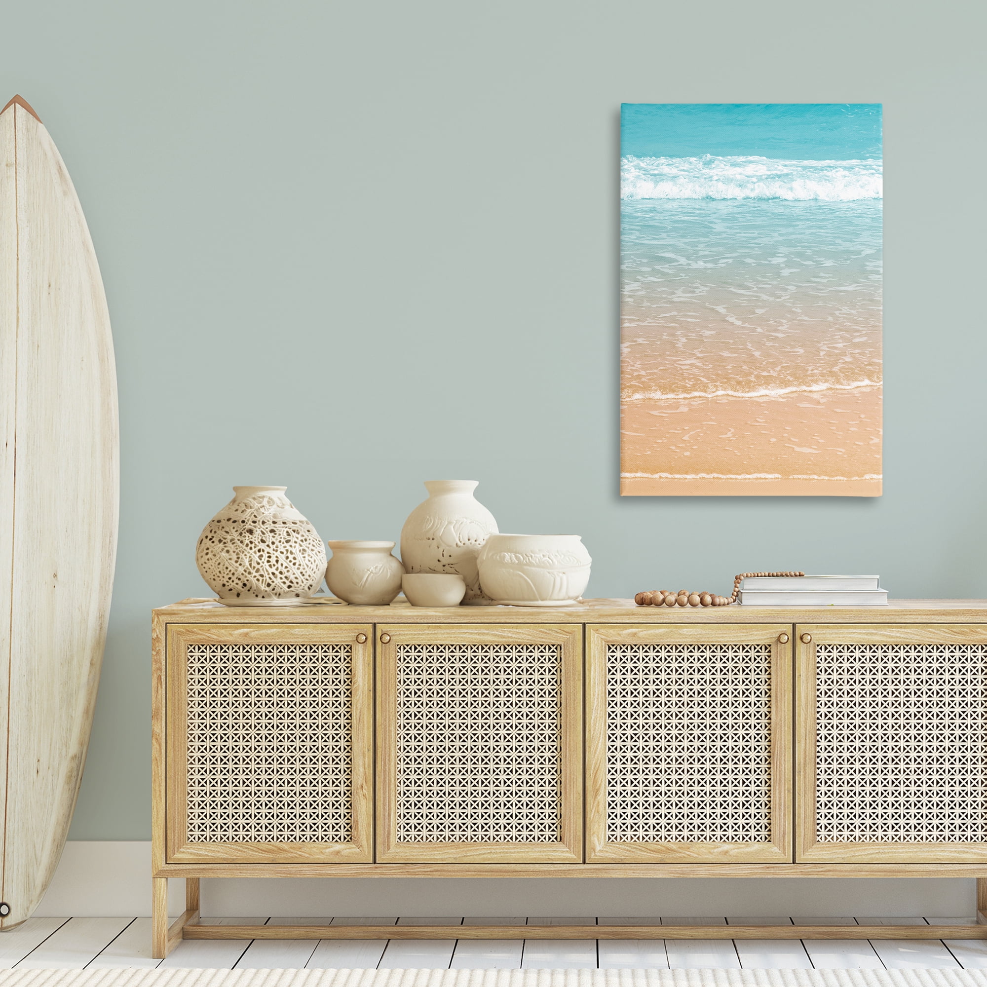 Stupell Industries Clear Summer Waters Nautical & Beach Photography Wrapped Canvas Art Print Wall Art, 30 x 45