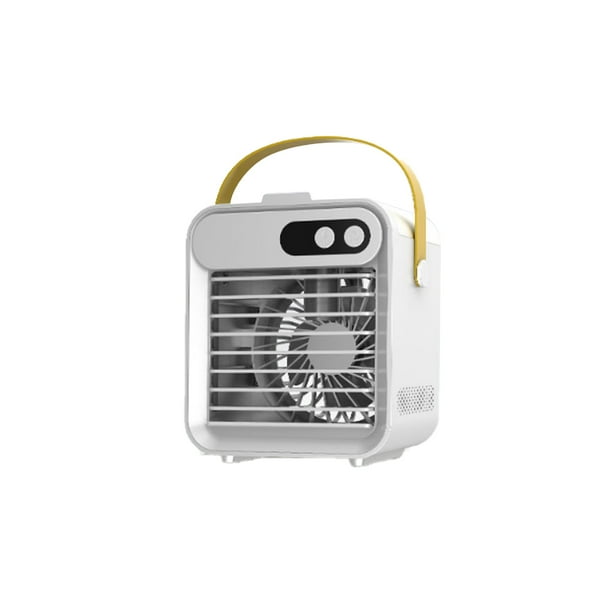 Inteprter Enfriador de aire eléctrico ABS, Control de botón portátil, Motor sin escobillas, ventilador de refrigeración de funcionamiento silencioso, Electrodomésticos Blanco Inteprter HA070020-01