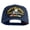 Navy, variant on Navy Seabees Vietnam Veteran Patched Solid Cotton Twill 5 panel Mesh Back Cap - Navy OSFM