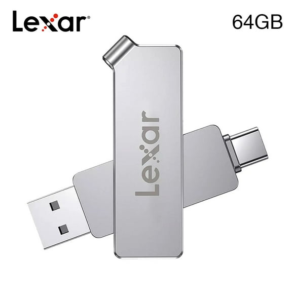 Lexar JumpDrive Double Lecteur D30c USB 3.1 Type-C Lecteur Flash 256GB 128GB 64GB 32GB130MB/S Mémoire