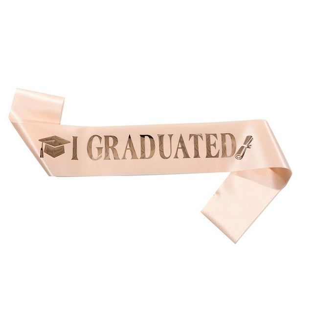 Fgnfyis I Graduated Sash Ribbon Graduation Stole Accessory Party Decoration Supplies for Graduate Celebration RG1