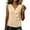 Summer Tops for Women Beige, variant on Womens Summer Tops with Oblique Buttons, Sleeveless Shirts for Women Dressy Casual Lightweight V Neck Tank Tops Mothers Gifts