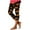 A Multicolor, variant on Idoravan Womens Leggings Plus Size 3X Women's Summer High Waisted Printing Capris Matching Slim Fitting Yoga Gym Pants Multicolor XXXL