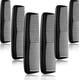 thumbnail image 1 of Juego de 12 peines finos de plástico (negro) para bolsillos de mujer y hombre, peines finos para vestir, 1 of 5