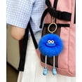 thumbnail image 4 of GliJian Stuffed Animal Doll Versatile Key Chain, Plush Keychain Colorful Sausage Mouth Pendant for Backpack, 3.9" Ugly Cute Keychain Valentines Day Gifts for Teens Friends Classmate, 4 of 11