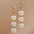 thumbnail image 5 of K-KED Natural Genuine 8MM White Shell Pearl Earrings Christmas New Year Fashion, 5 of 7