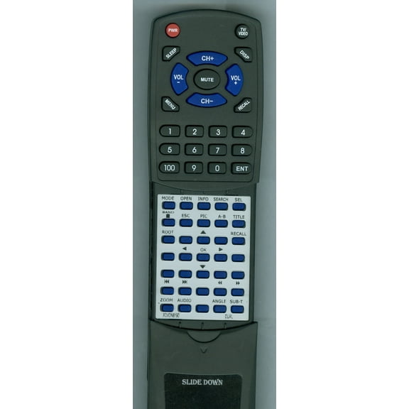 Replacement Remote for DUAL RTXDVDN8190, XDVDN8190