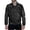 Black, variant on Baggy Jacket Jerdar Men's Vintage Motorcycle Solid Color Button Pocket Long Sleeved Denim Jacket