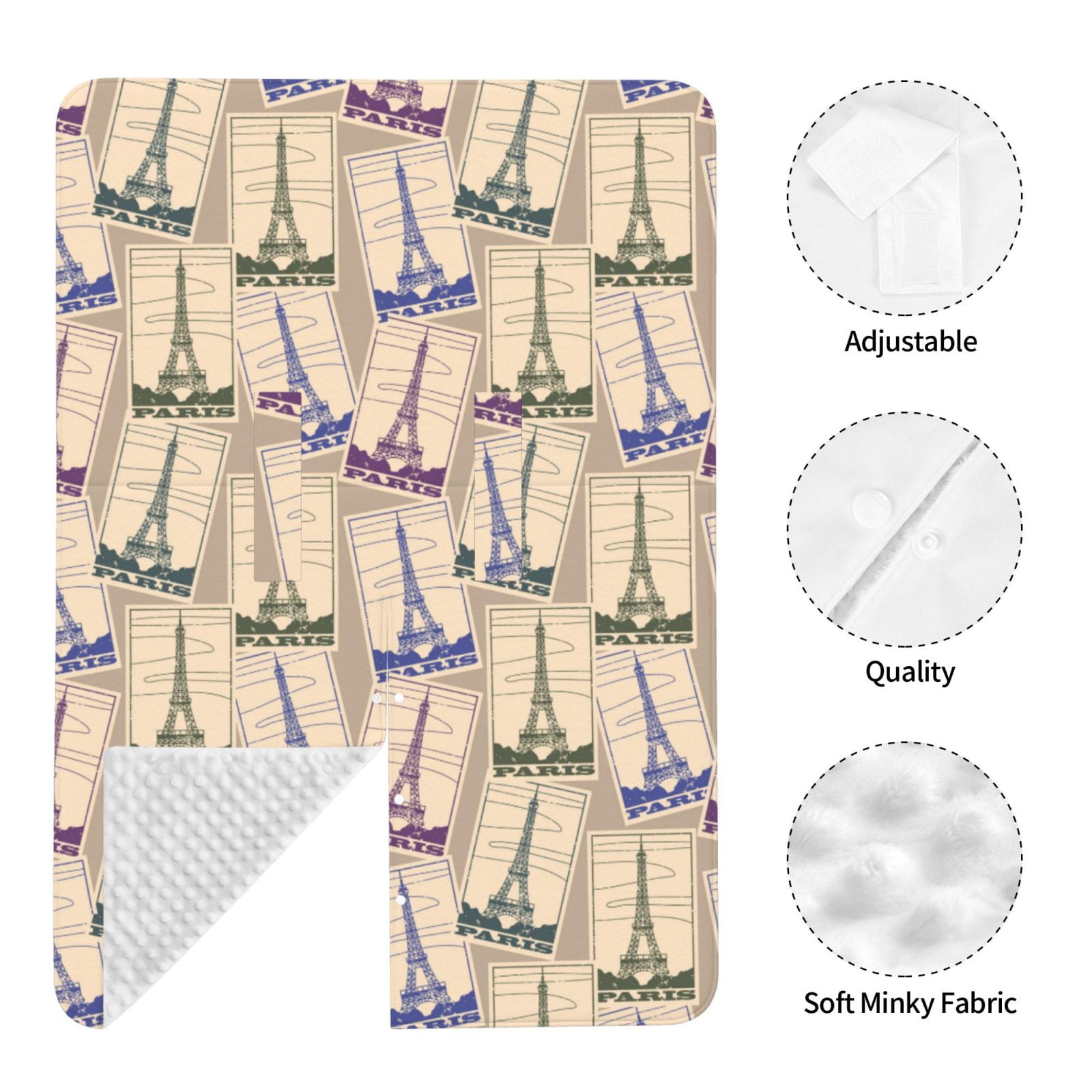 Car Seat Cover Baby - Eiffel colorful Tower Breathable Infant Car Seat Cover for Baby Carseat, Lightweight Comfort Baby Essentials Must Haves Newborn Stuff for Girl Boy