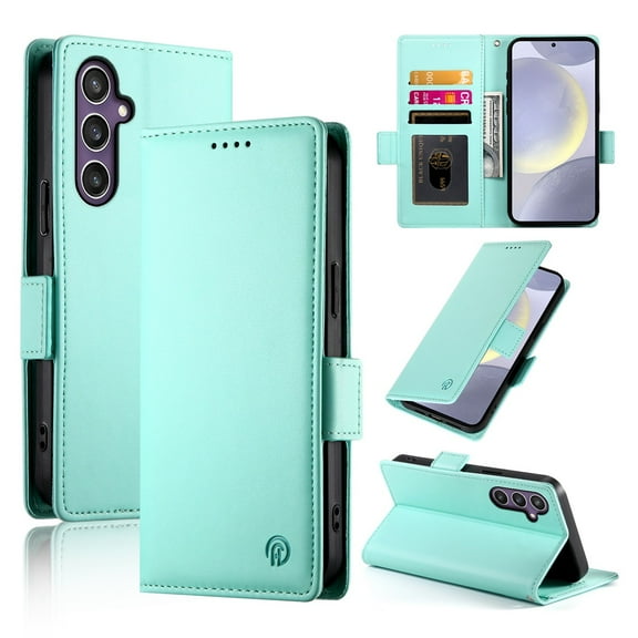 For Samsung Galaxy S25 Ultra S25Plus Phone Case Leather Wallet Case with Card Holder Phone Cover