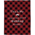 thumbnail image 2 of Fleece Blanket Throw Lightweight Super Soft Cozy Luxury Microfiber All Season Bed Blanket - This is My Christmas Movie Watching Blanket (40 x 50 Inches), 2 of 6