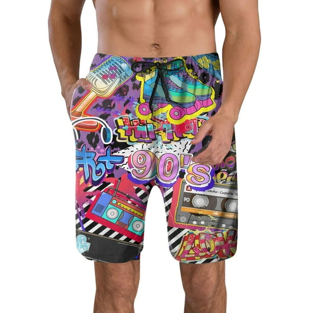 Neon pink mens bathing hotsell suit