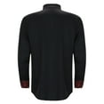 thumbnail image 5 of XIAOCHA Men's Western Embroidered Shirt Collared Long Sleeve Button Up Cowboy Style Blouse Stylish Vintage Casual Going Out Top, 5 of 7