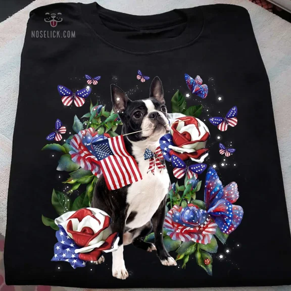 Frenchie dog ï¿½ America independence day, dog lover