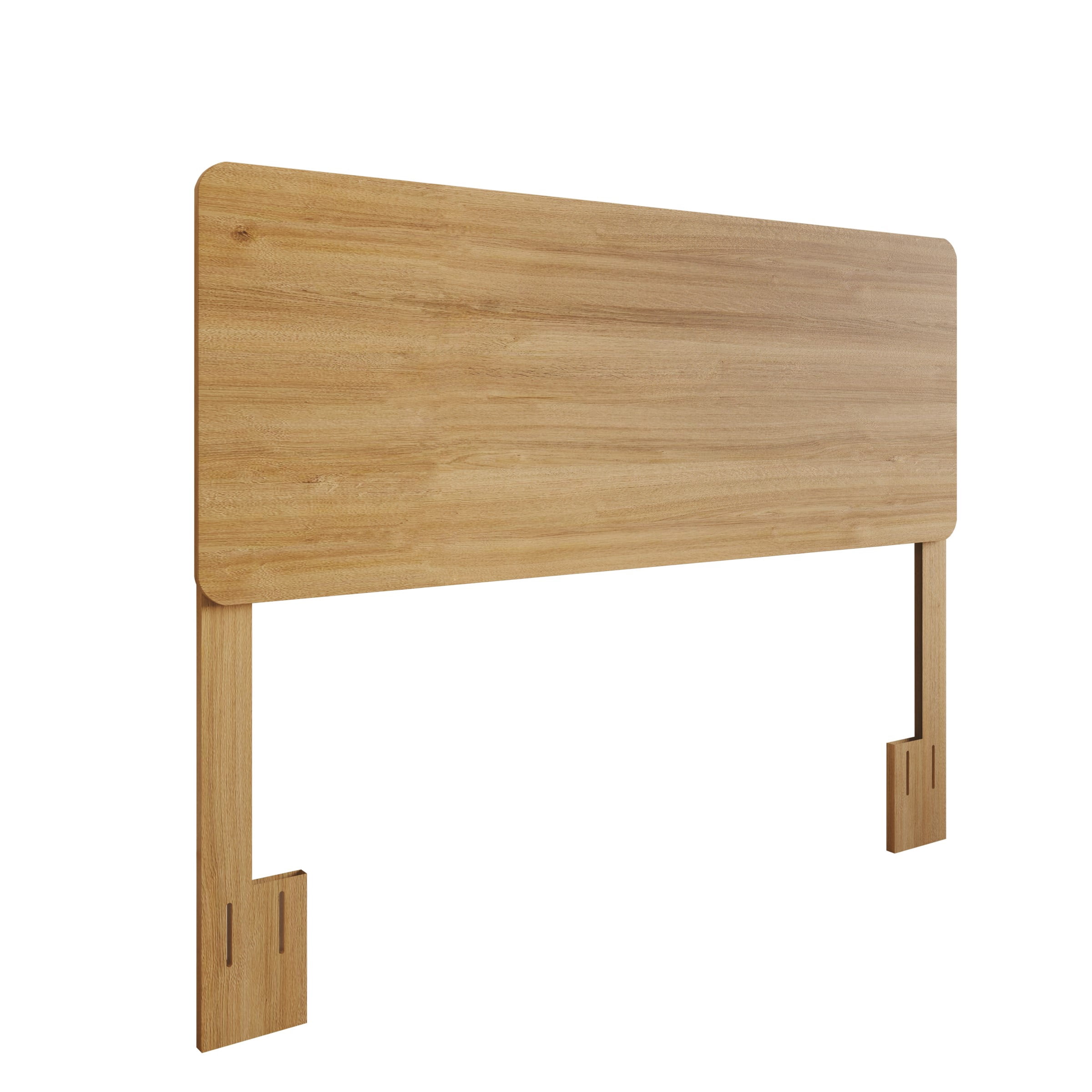 Home Design Keokuk Twin Headboard with Minimalist Design & Easy Installation, Light Oak, Easy Assembly
