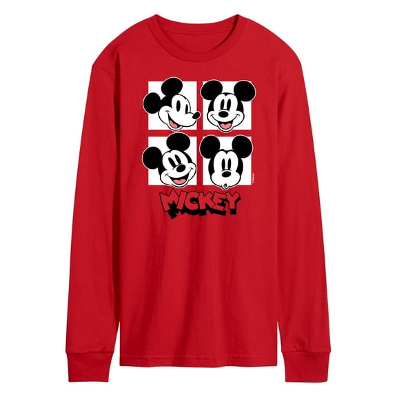 Mickey & Friends - Mickey Grid - Men's Long Sleeve T-Shirt
