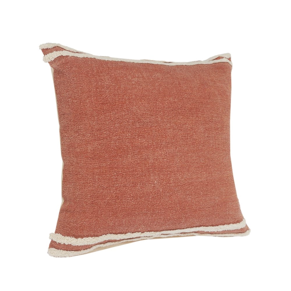 LR Home Soft Striped Cinnamon Throw Pillow