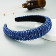thumbnail image 1 of Diadema con cuentas tejidas a mano para el cabello Homing Hair Hoop, estilo barroco, esponja, accesorios simples para el cabello facial para mujer, 1 of 6