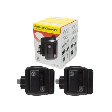 Creative Products Group TTL-43610AL-2006-2PK Standard Entry Door Lock Keyed-A-Like - Black (2-Pack)