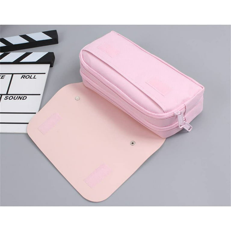 Kawaii Cherry Blossom Pencil Bag Pink Sweet Pencil Case Large Capacity  Stationery Pouch School Supplies Makeup Bag, Pink, One Size, Pencil Case :  : Toys & Games