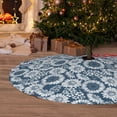 thumbnail image 6 of Yiaed Sunflowers Print Christmas Tree Skirt , Tree SkirtsTree Mat for Christmas Winter Holiday Indoor Decorations-48", 6 of 7