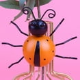 thumbnail image 3 of Set of 5 Cute Metal Ladybugs - Vibrant Outdoor Garden Art Decorations, Lawn & Fence Sculptures for Backyard, Patio & Rustic Home Decor, 3 of 5