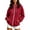07-Wine, variant on Yutgune Womens Zip Up Hoodie Y2K Oversized Zip Up Hoodie Women Long Sleeve Pocket Casual Sweatshirt