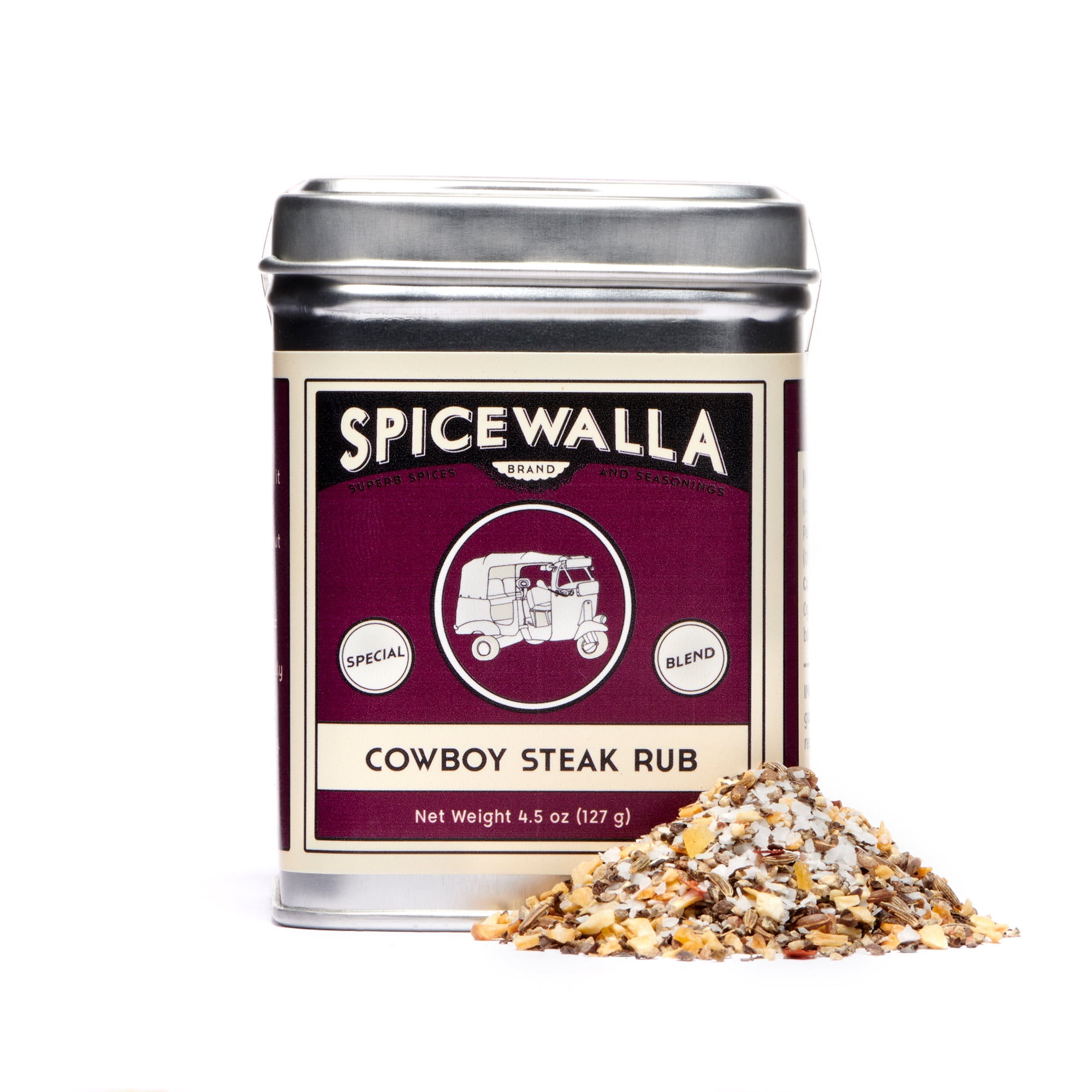 Spicewalla Cowboy Steak Seasoning 4.5 oz Salted, NonGMO, No MSG