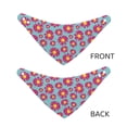 thumbnail image 3 of Naloa Daisies Flowers Dog Bandana Large and Small-Dog Scarf Bib Handkerchief Accessories for Dogs and Cats(S-L)-Medium, 3 of 5