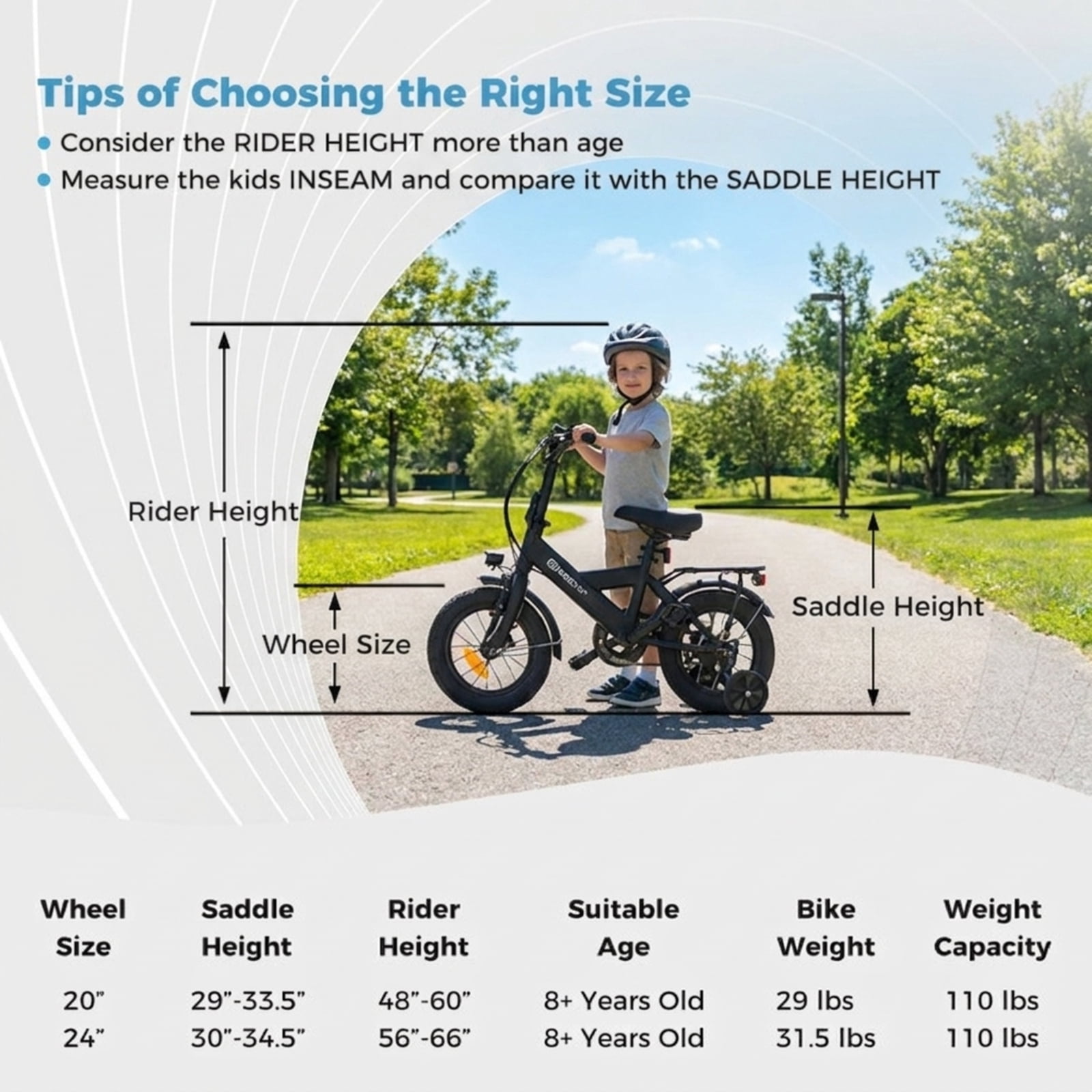 Redsmile Kids Mountain Bike 20 Inch, Boys Girls Bike for Ages 8 and Up, Youth Bicycle with Metal Frame and 110 lb Capacity for Neighborhood Riding and Trails, Blue