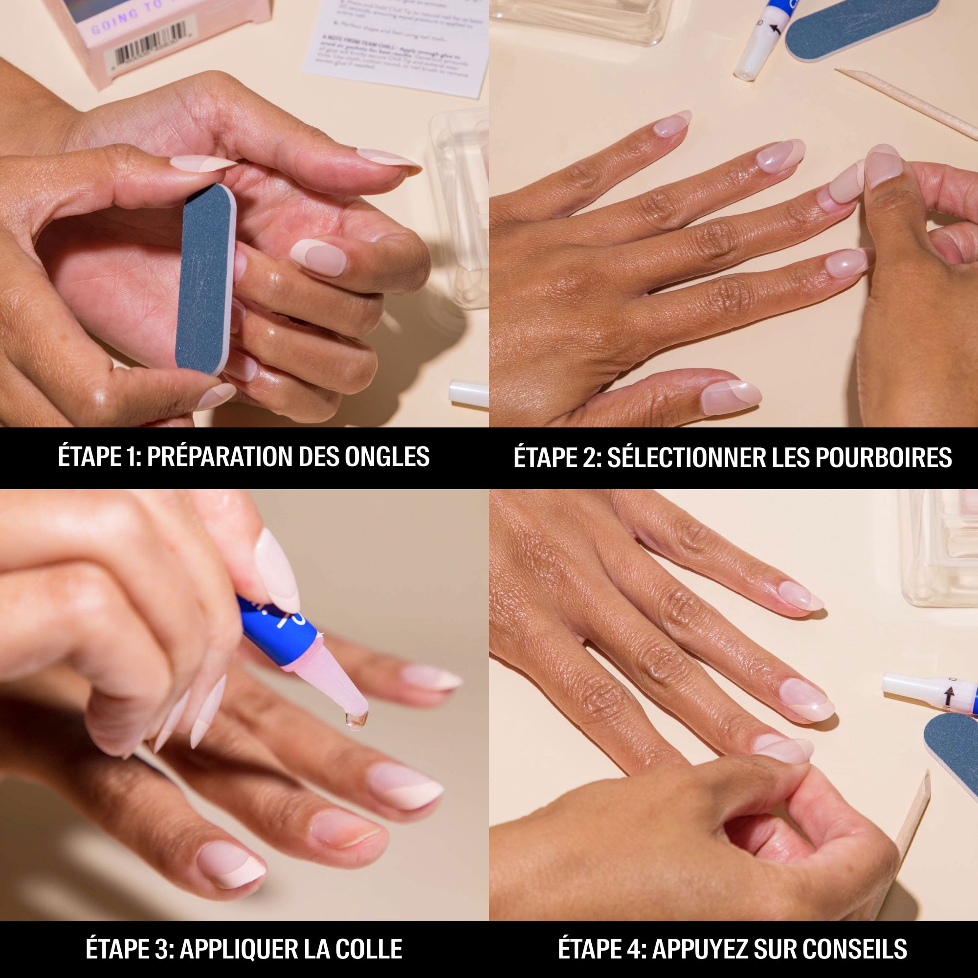 Chillhouse - Ongles à coller - Ovales - I'm Worth It - 30 ongles