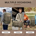 thumbnail image 4 of WITZMAN Travel Backpack for Men Large Carry on Vintage Canvas Luggage Backpack Duffel Bag with Shoe Compartment (A568 Army Green), 4 of 10