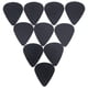 thumbnail image 2 of ColoMX 10 púas negras para guitarra: púas de 0,5 mm para guitarra acústica, eléctrica y bajo. Sonido nítido y fácil manejo para músicos de todos los estilos., 2 of 8