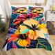 thumbnail image 1 of Amarillo Morning Glory Funda Nórdica Twin Chic Floral Funda Nórdica,Flor Retro, 1 of 6