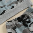 thumbnail image 7 of LNMQLPDBS Baby Boy Summer Clothes Camo Outfits Color Block Hooded Tank Tops and Elastic Waist Shorts Set Infant Boy 2 Piece Clothing Set, 7 of 7